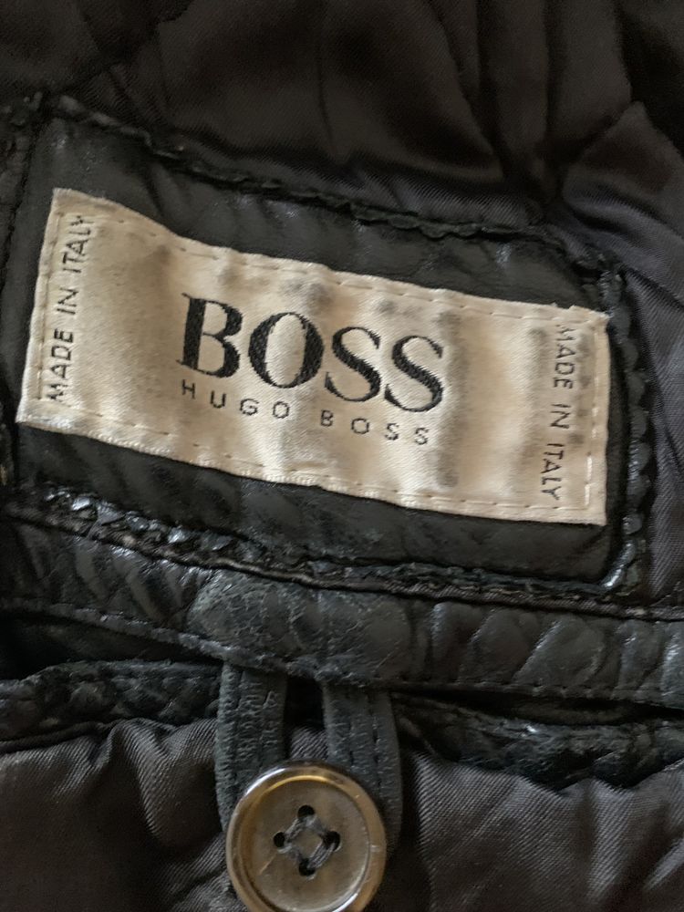 Blusao tipo aviador Boss vintage