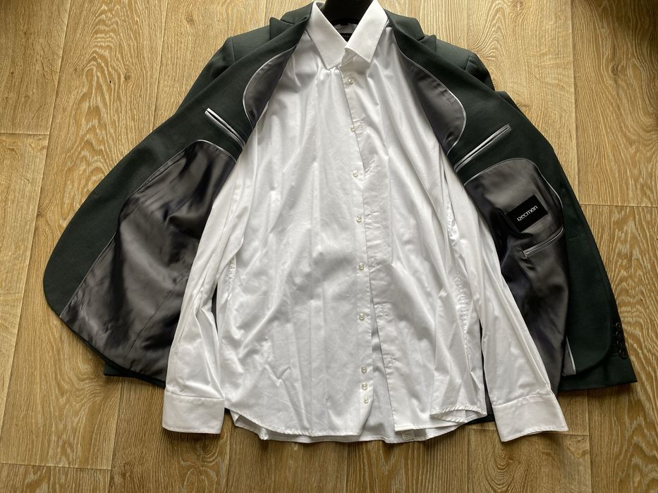 Garnitur Recman butelkowa zieleń jak nowy