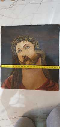 Obraz na plotnie z Jezusem Majda 1983