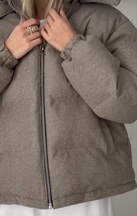 Пуховик з кашеміру Manufacture one size