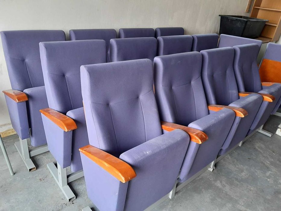 Fotele kinowe, teatralne, estradowe - komplet 4szt.