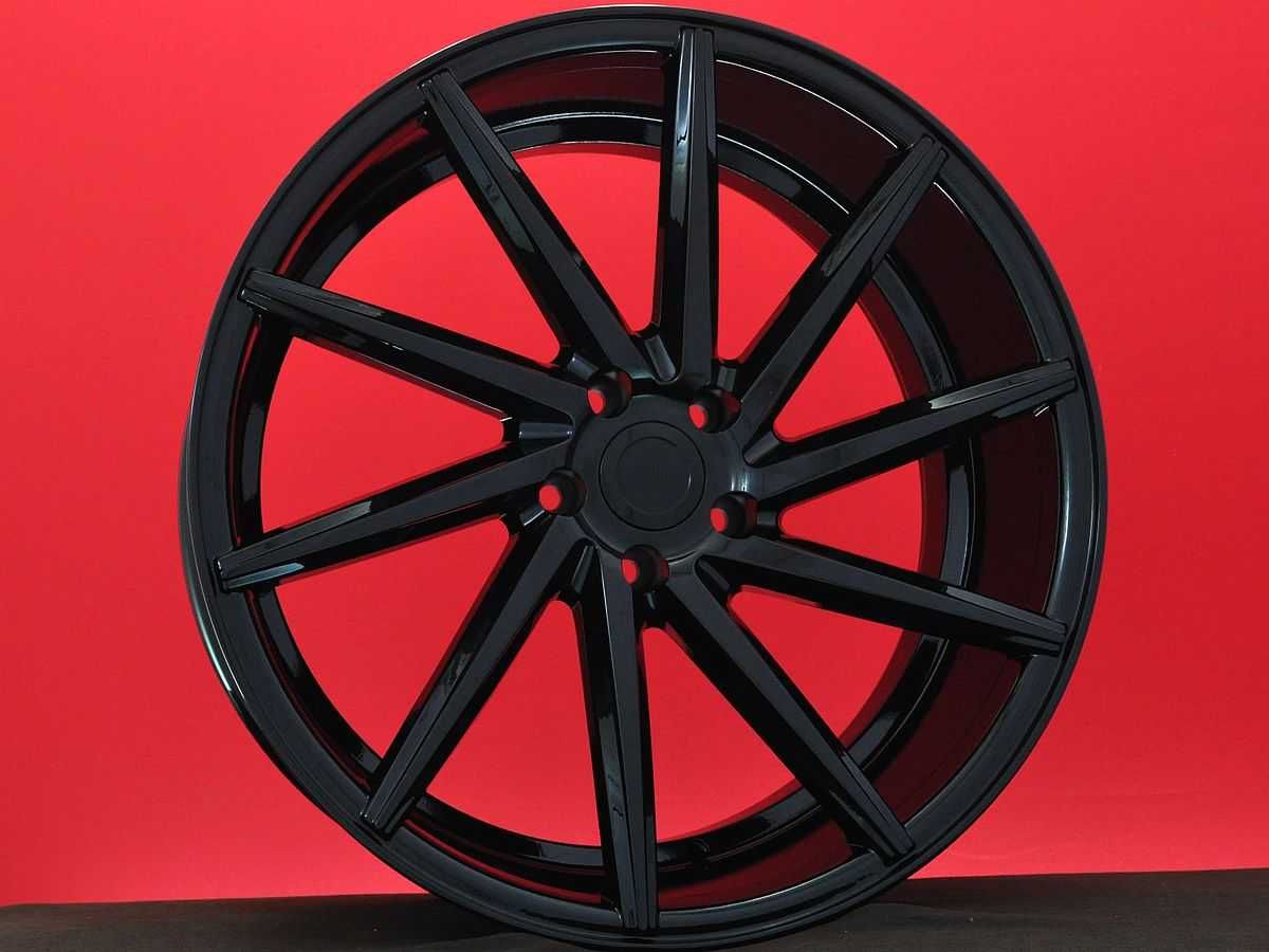 Czarne felgi R18 5x110 Opel Astra H Corsa E OPC Chrysler 200 Fiat 500X