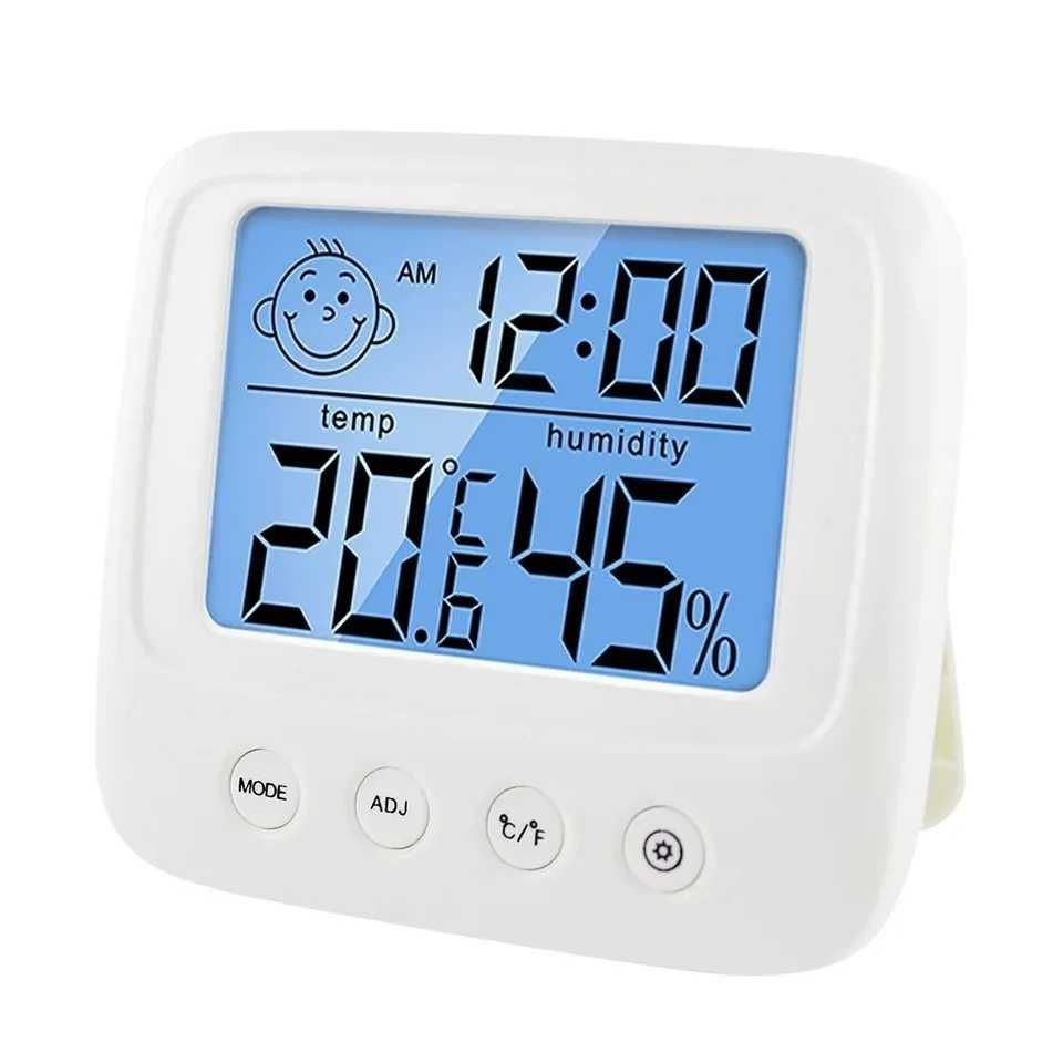 Multifunkcyjny zegar cyfrowy z pomiarem temperatury i wilgotności