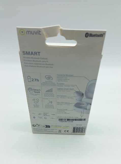 Słuchawki bezprzewodowe douszne france Muvit smart białe bluetooth NEW