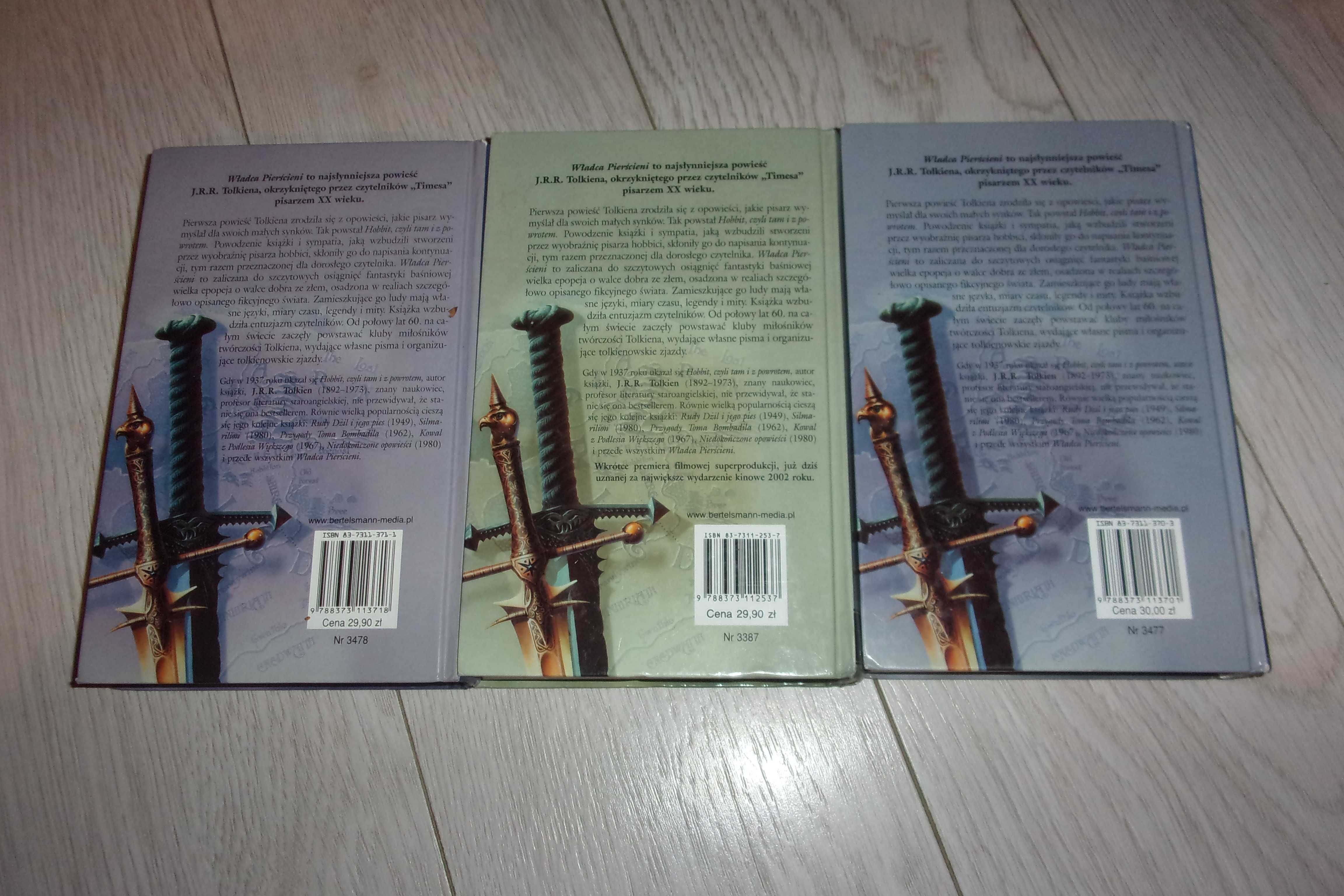 Władca pierścieni Libros J.R.R. Tolkien komplet