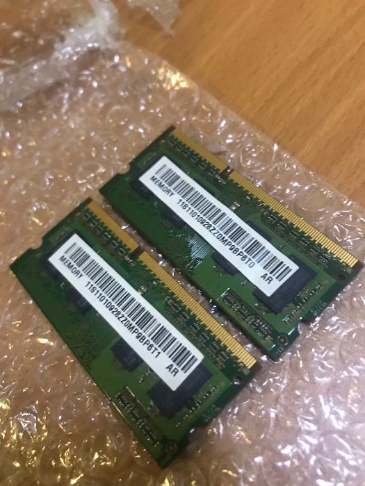 Оперативная память Samsung DDR3 2x1Gb SO-DIMM для ноутбука