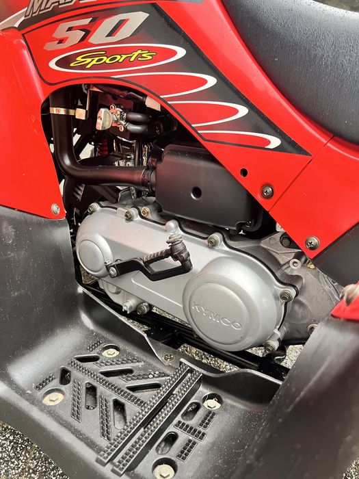 Quad Kymco Maxxer 50 stan bdb 2T, FV VAT, niski przebieg