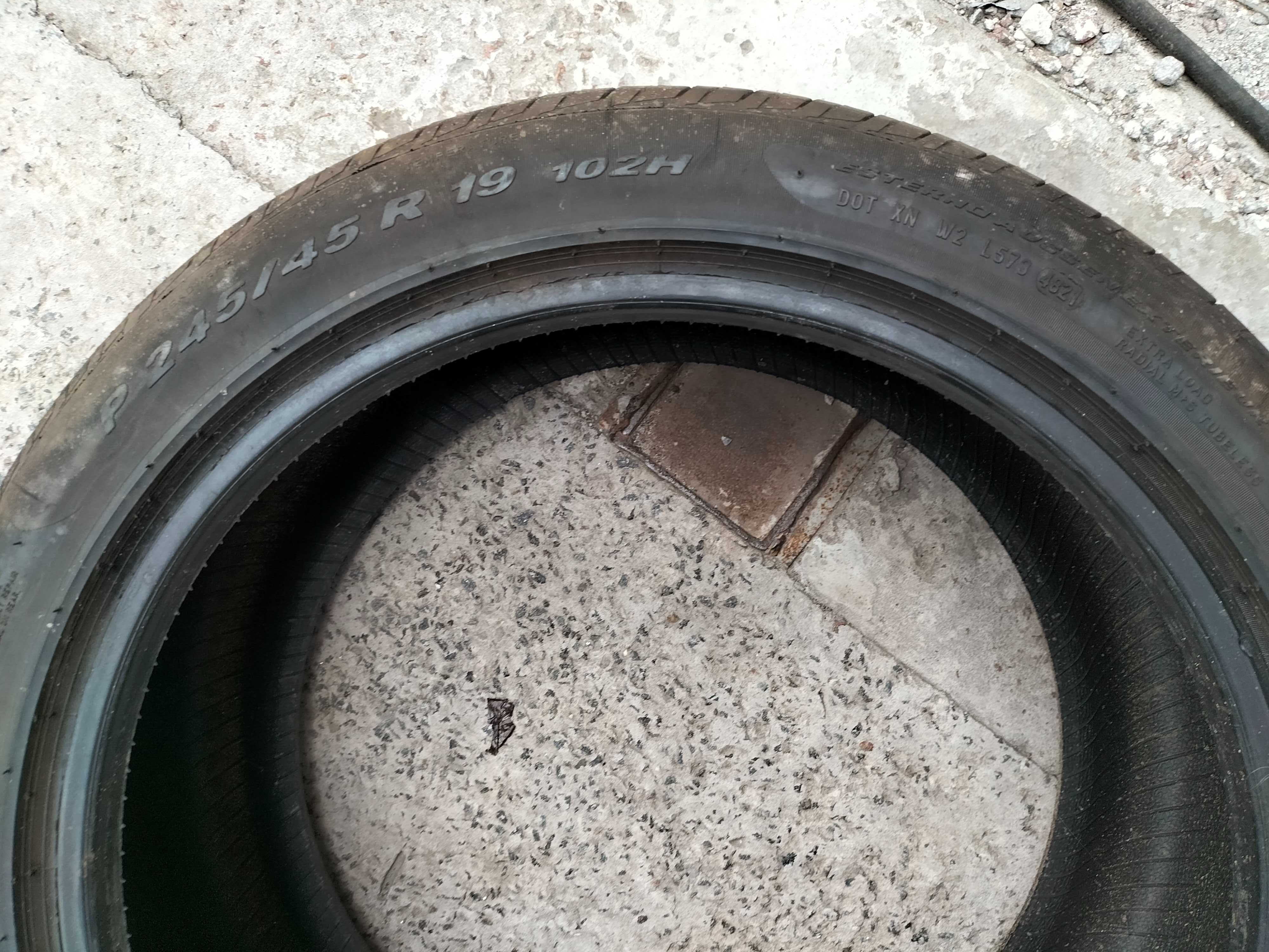 245/45 R19 pirelli p zero nero all season, ціна за пару 4400 грн