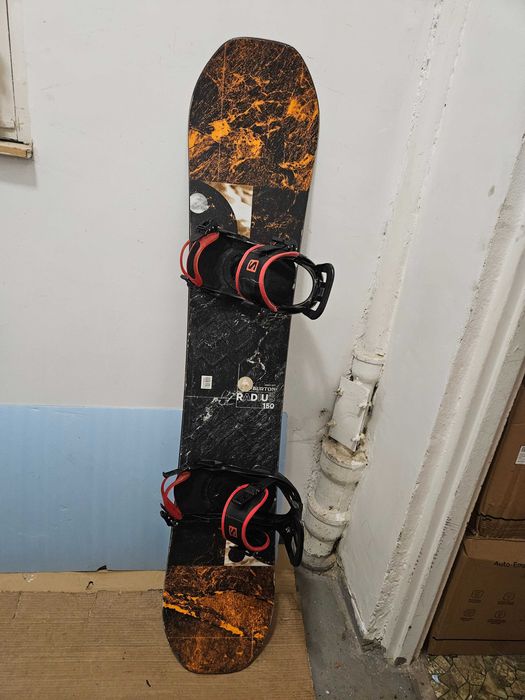 Deska snowboardowa Burton 150cm plus wiązania Salomon