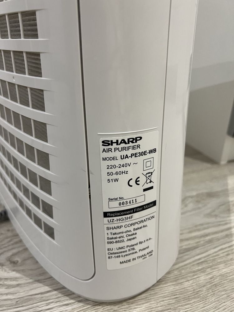 Purificador de ar Sharp filtro HEPA