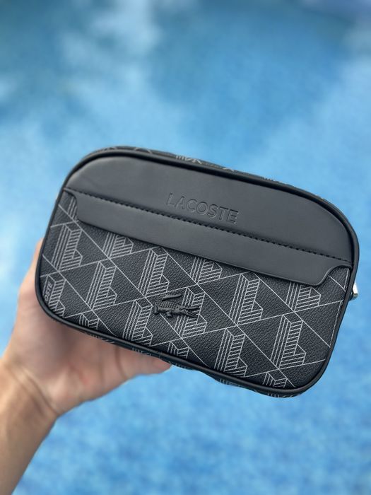 Сумка Lacoste monogram Чоловіча Сумка Лакоста