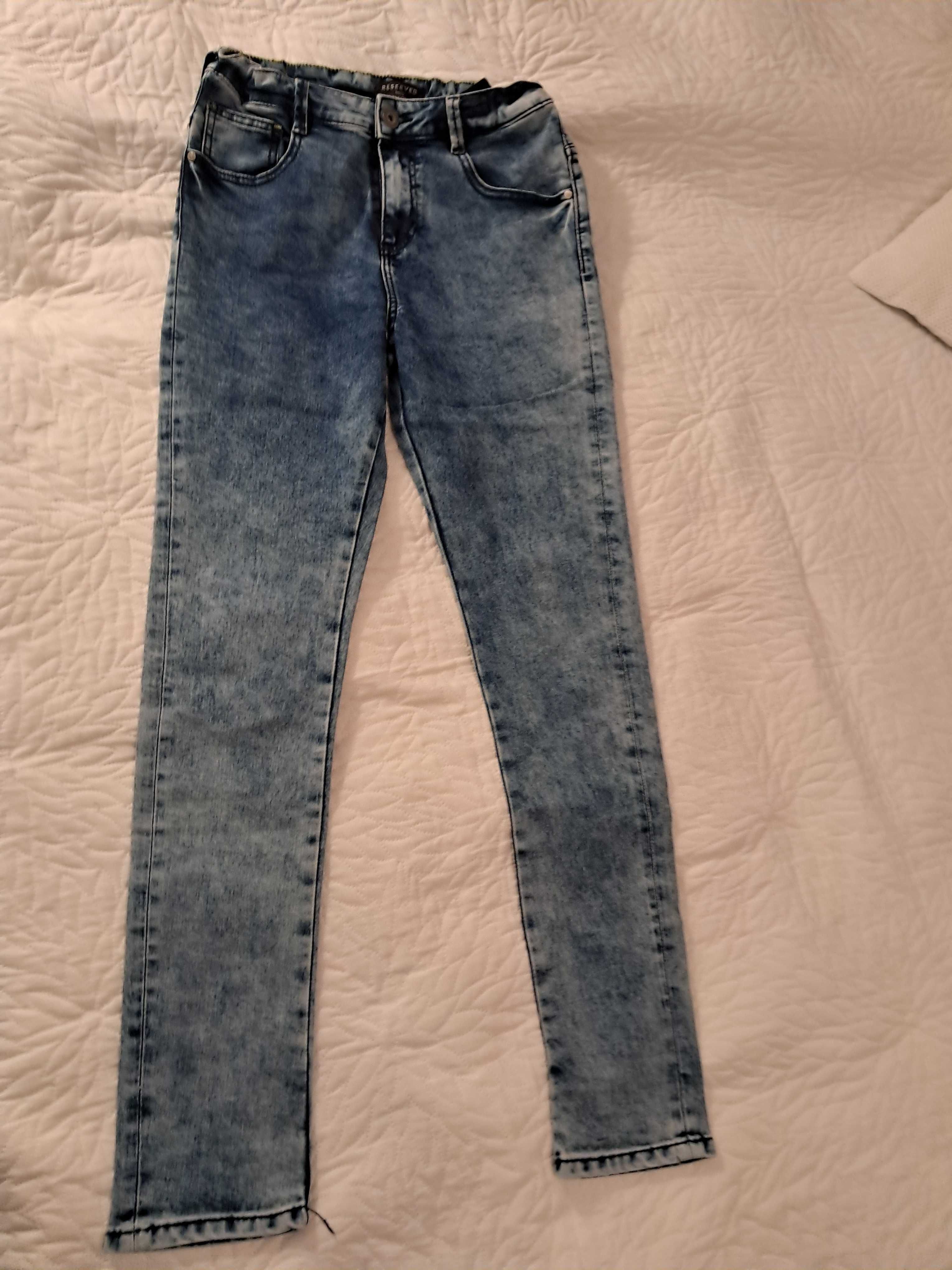 Spodnie jeans reserved 164