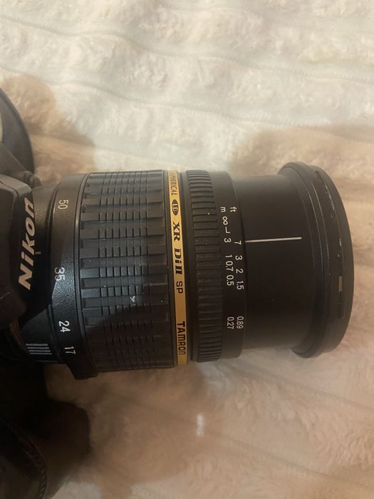 nikon d70+ obiektyw tamron xr di ii sp 17-50mm