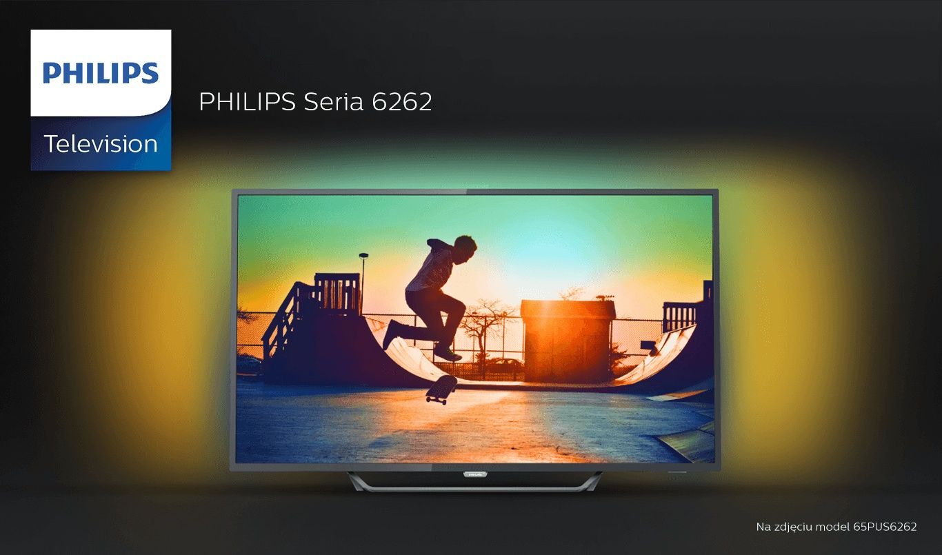 Telewizor Philips 55PUS6262 dwustronny ambilight sprawny
