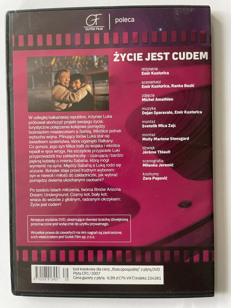 Film Życie jest cudem Emir Kusturica