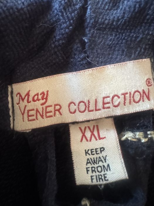 Чоловічій махровий халат 54 розміру темно синього кольору