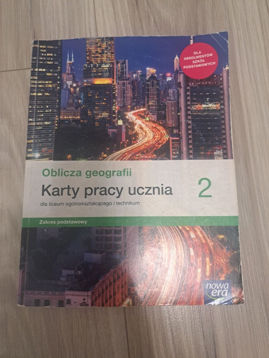 Oblicza geografii, kartay pracy 2 książka 2 liceum