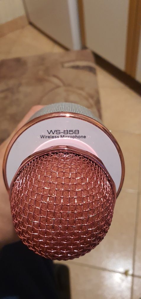 Mikrofon Karaoke bezprzewodowy Głośnik Bluetooth WS-858