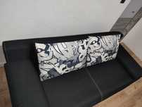 Łóżko młodzieżowe sofa czarne