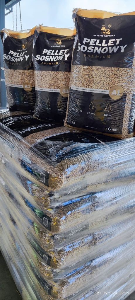Pellet sosnowy ,  pellet norma jakości A1 , pellet drzewny , pelet