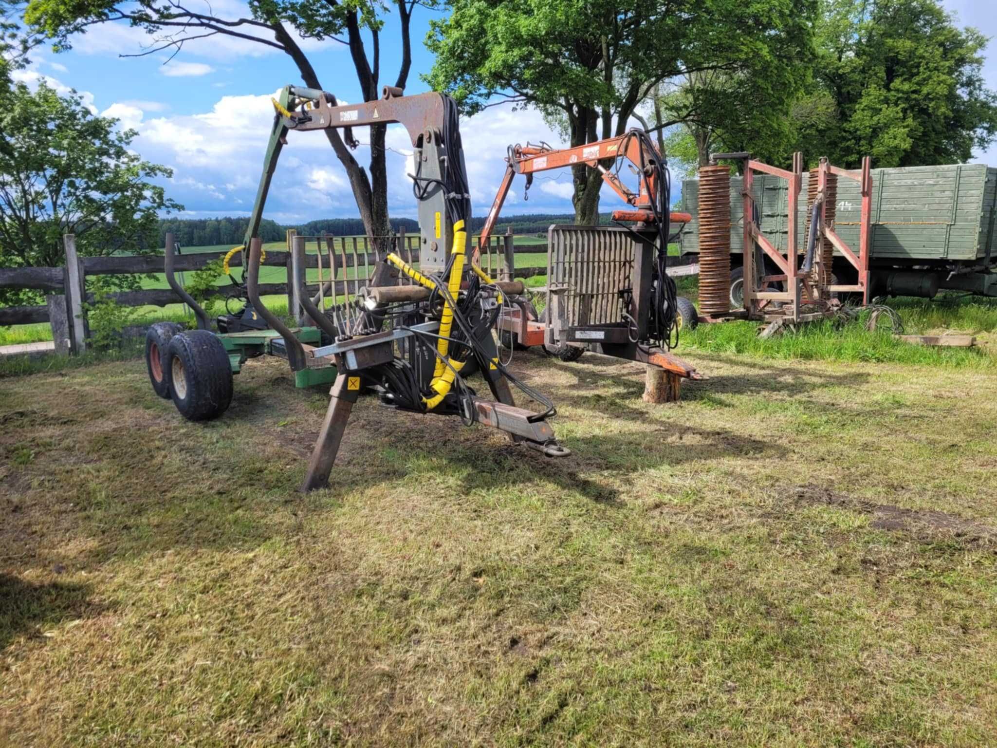 Przyczepa Leśna 6t ,8t wózek