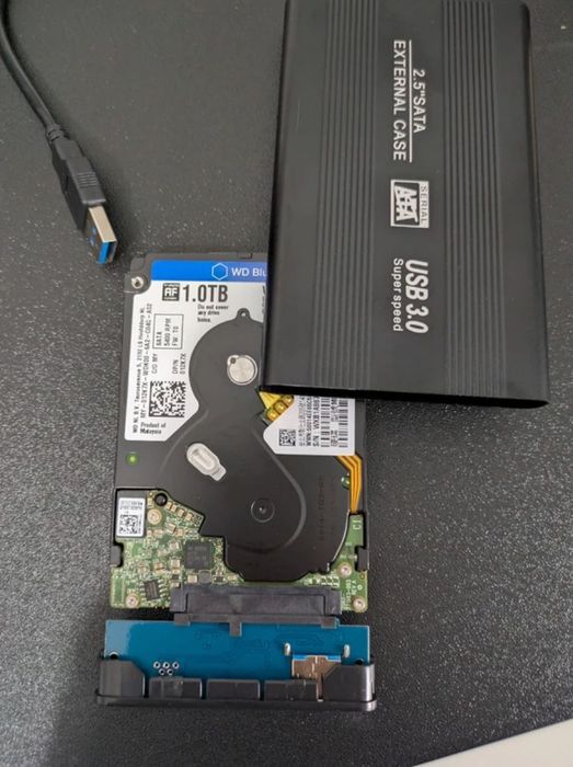 Dysk przenośny 1Tb USB 3.0 WD Blue super szybki