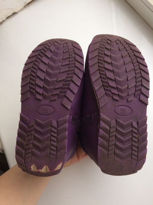 Сапоги дутики, с эльзой