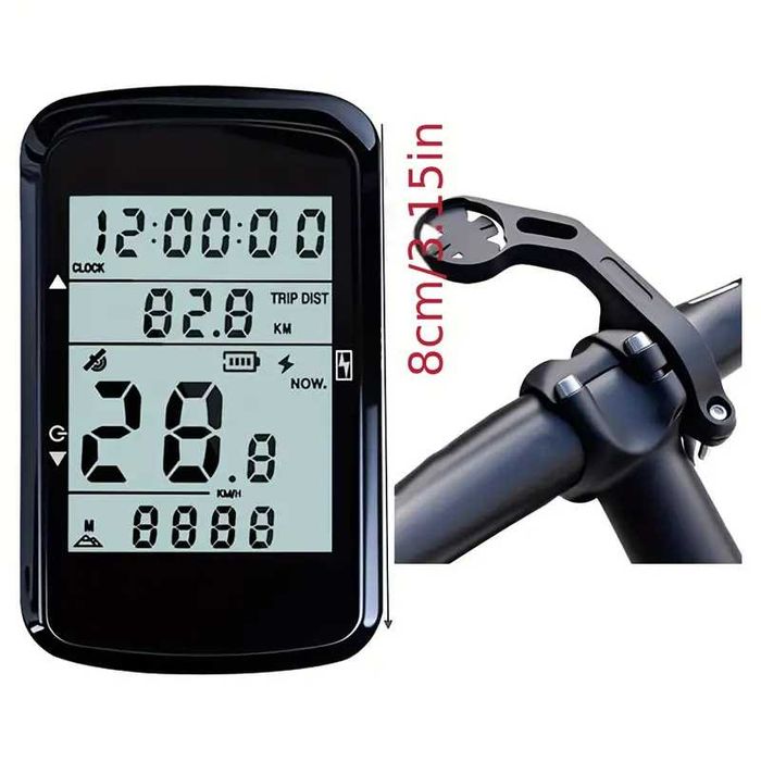 Komputer rowerowy GPS z ekranem LCD