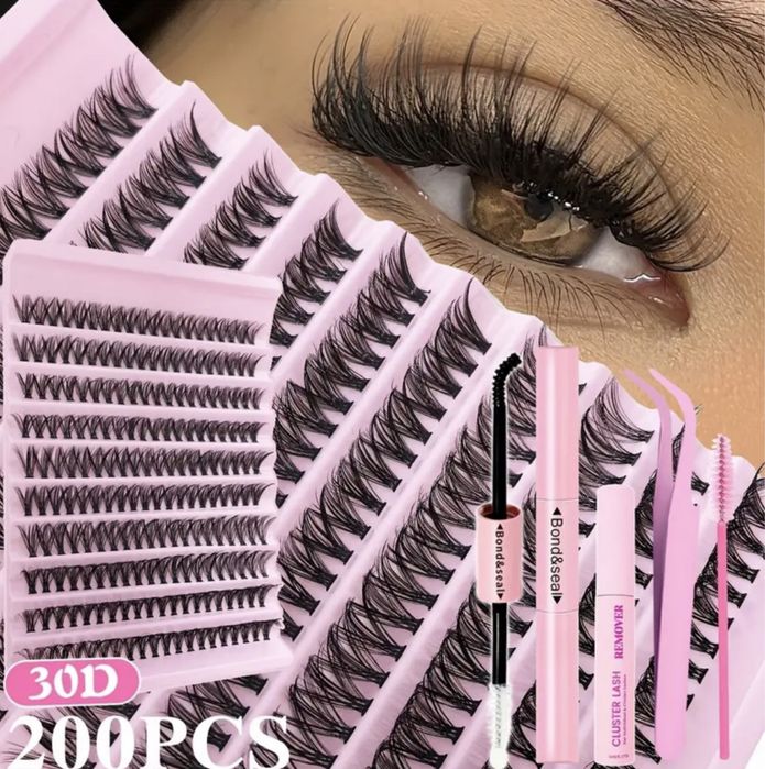 Накладні вії набір для нарощуванн вій вії пучки 3Д