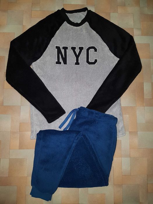 Мега теплый пушистый комплект, пижама меховушка, плюш Primark М р-р