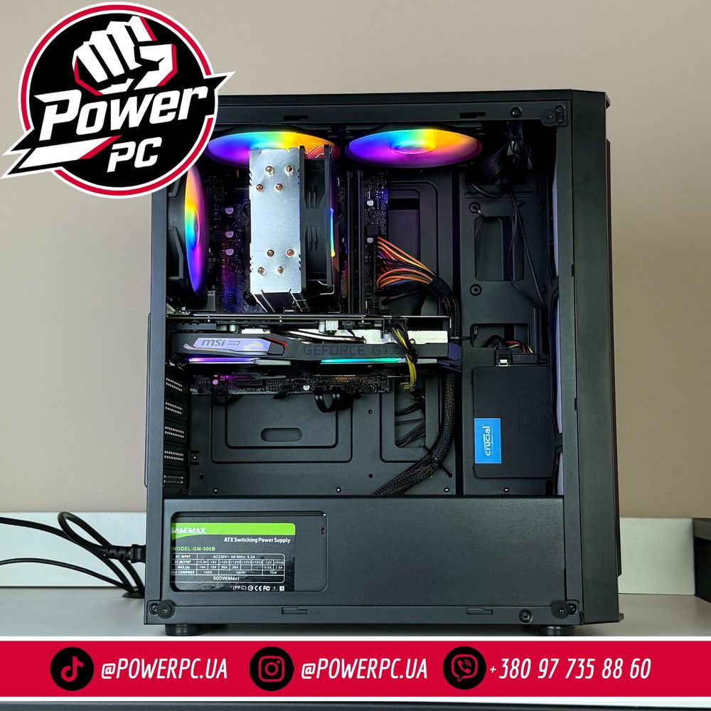 ЗНИЖКА!! i5 10400f, GTX 1660 SUPER, ОЗУ DDR4 16gb, SSD, HDD