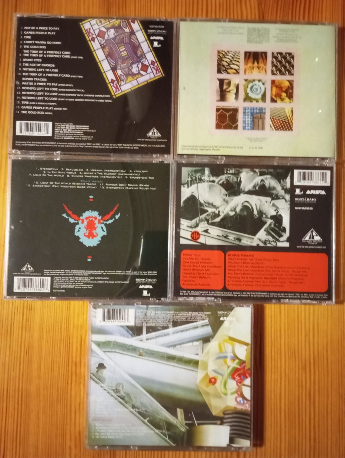 The Alan Parsons Project 1977/1980/1984/1985/1987 5шт.