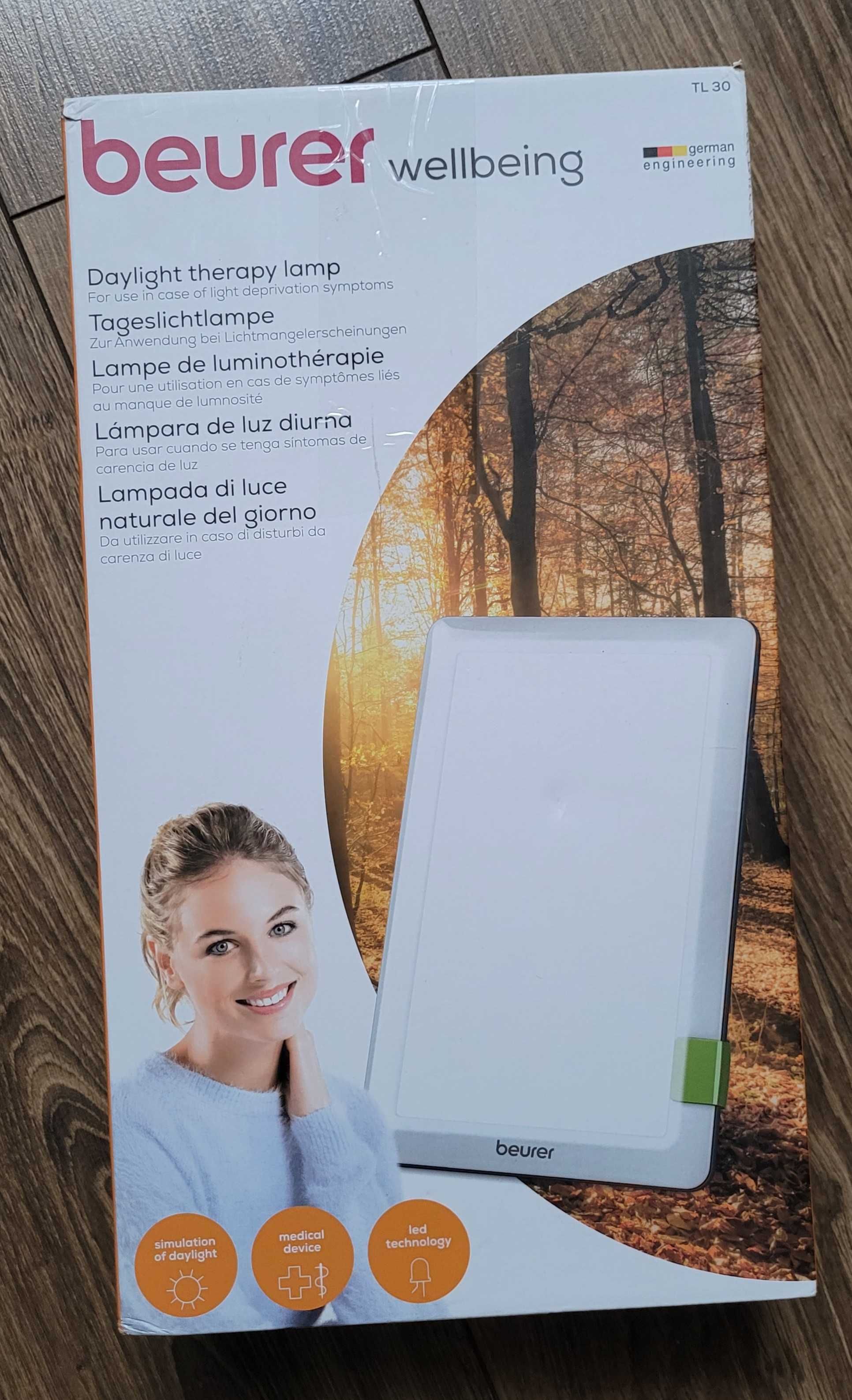 Beurer TL 30 TL30 mała lampa antydepresyjna światła dziennego poręczna