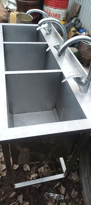 Ванна мийна  з нержавіючої сталі