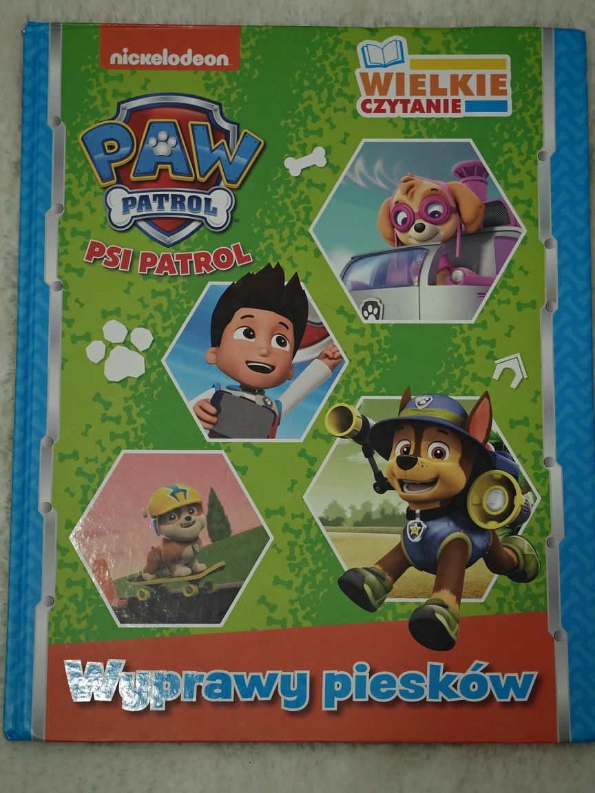 Psi patrol wyprawy piesków wielkie czytanie książka dla dzieci