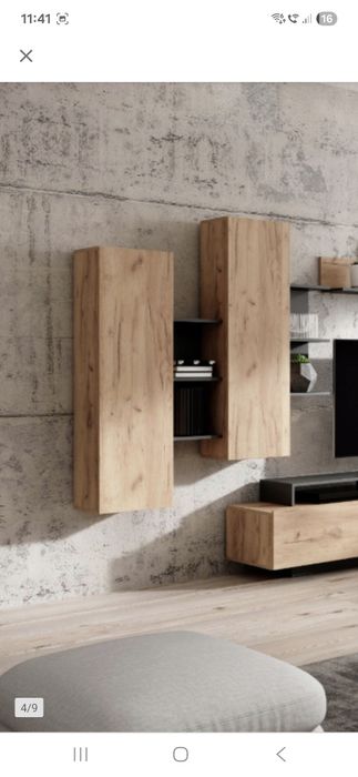 Szafka w kolorze dąb craft antracyt