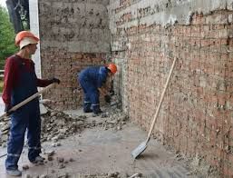 Демонтажные работы перепланировка квартира, Демонтаж старых домов