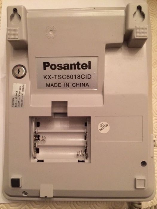 Telefone fixo a pilhas