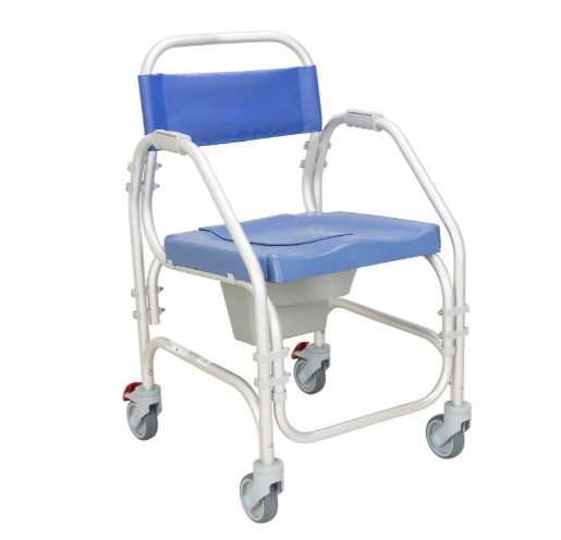 Cadeira de Banho e WC em Alumínio
