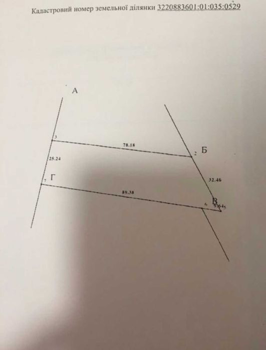 Продається ділянка під забудову в с. Дударків 0,23га