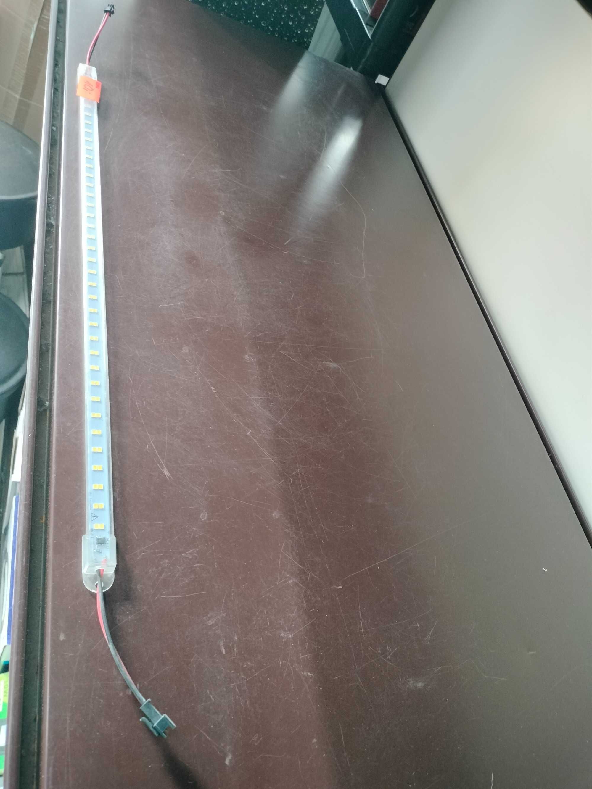 Listwa LED 50cm biała ZIMNA/NEUTRALNA zasilanie 230V bez zasilacza now