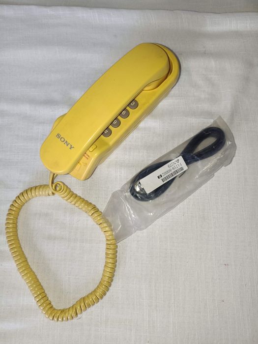 Telefon Sony stacjonarny tradycyjny na ścianę klawiatura