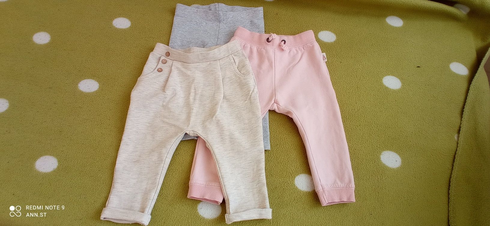 Spodnie legginsy ZARA H&M rozm 68 / 74