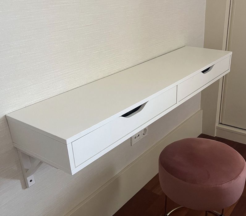 Conjunto de estante com gavetas+prateleira+suportes x 2 do IKEA