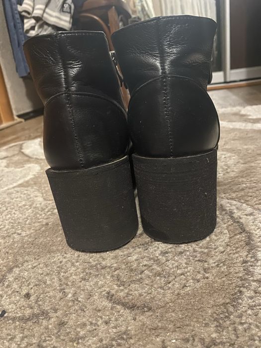 Ботинки ботінки чобітки шкіряні з натуральної шкіри