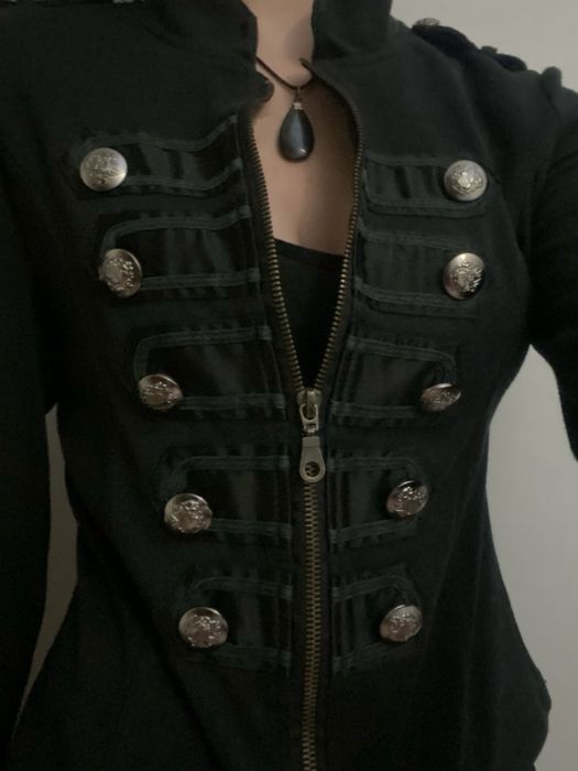 Жакет гусарський піджак мілітарі , готичний y2k архив