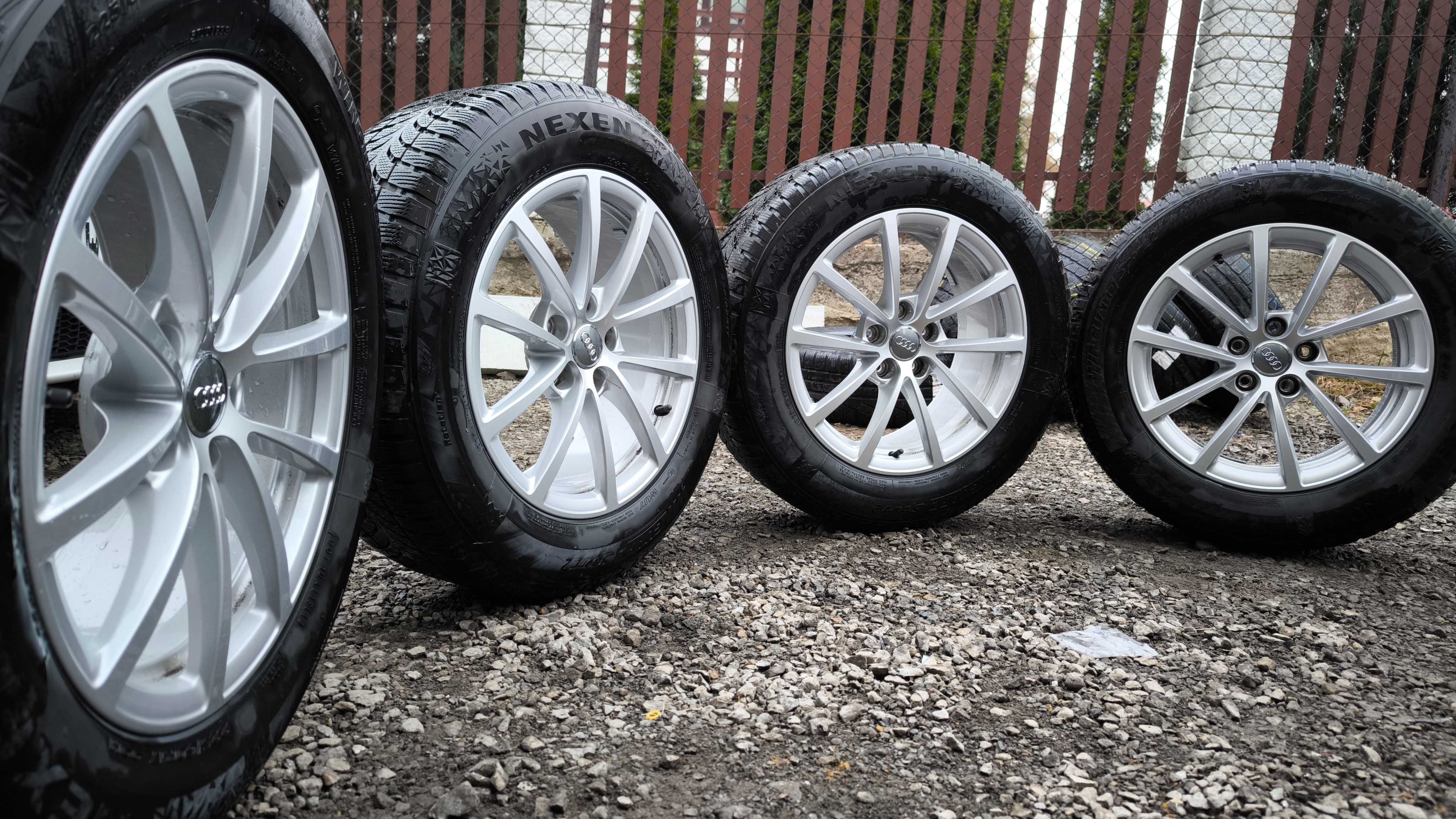 Koła Audi A4 A6 C8 A5 A8 A7 Q3 Q5 SQ5 17 cali ET36 5x112 Opony 225/60