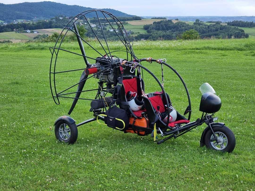 Trajka tandem paralotnia Rotax