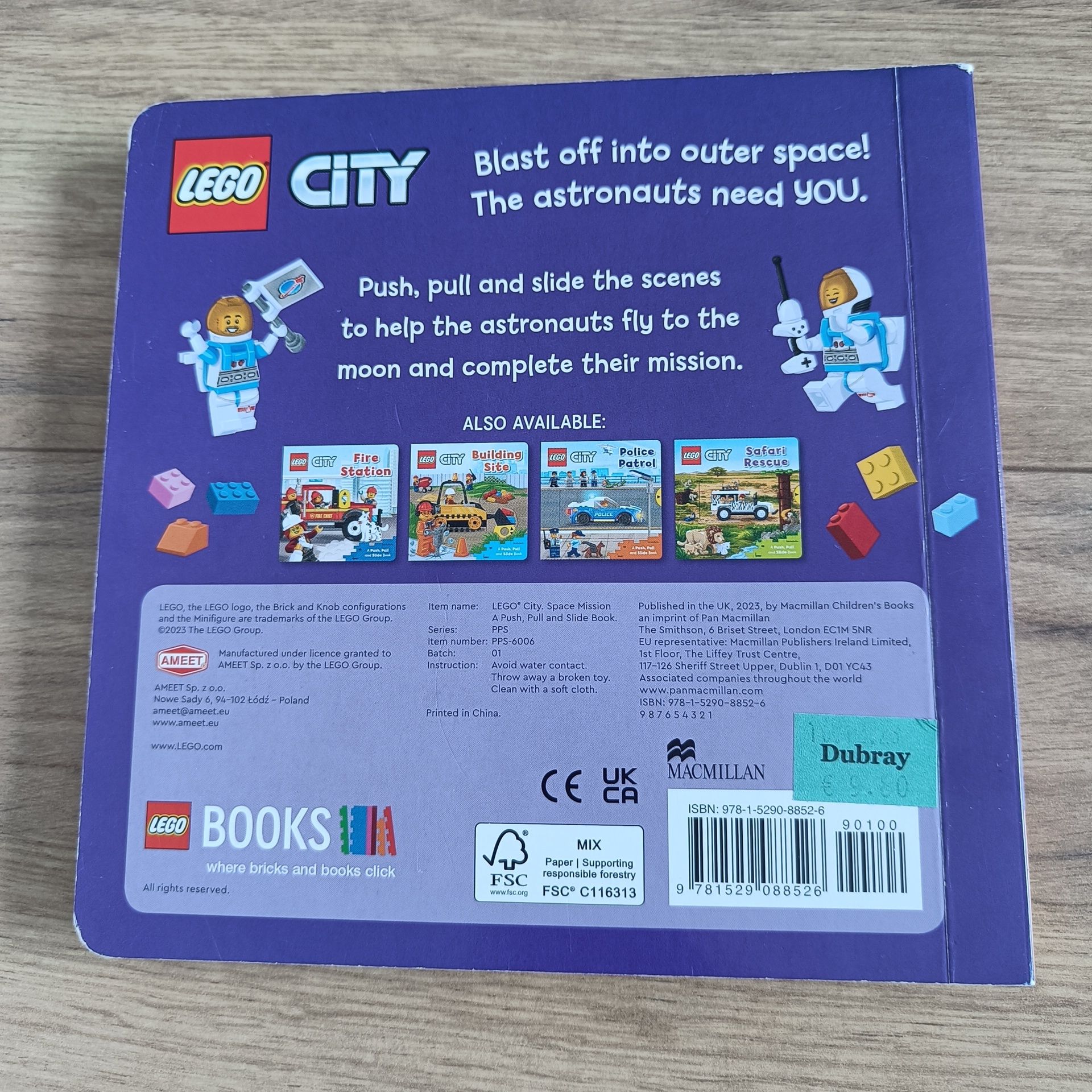 Lego City space mission książka