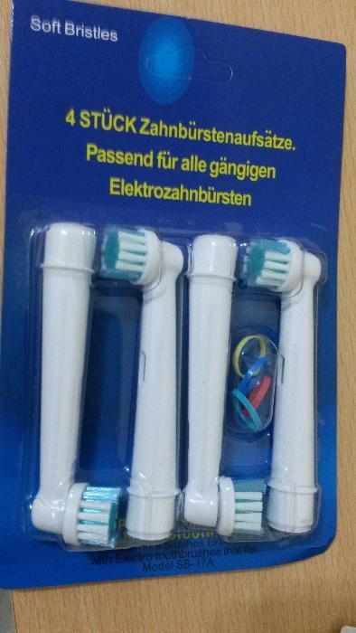 Recargas de escovas oralB braun